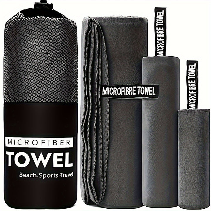 Compact Microfiber Travel Towel Set  3 Pack141S