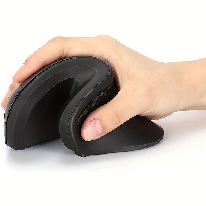 Ergonomic 24G Wireless Vertical Mouse for PC Laptop and Home Office  RightHanded Design Optical Tracking and Battery Powered