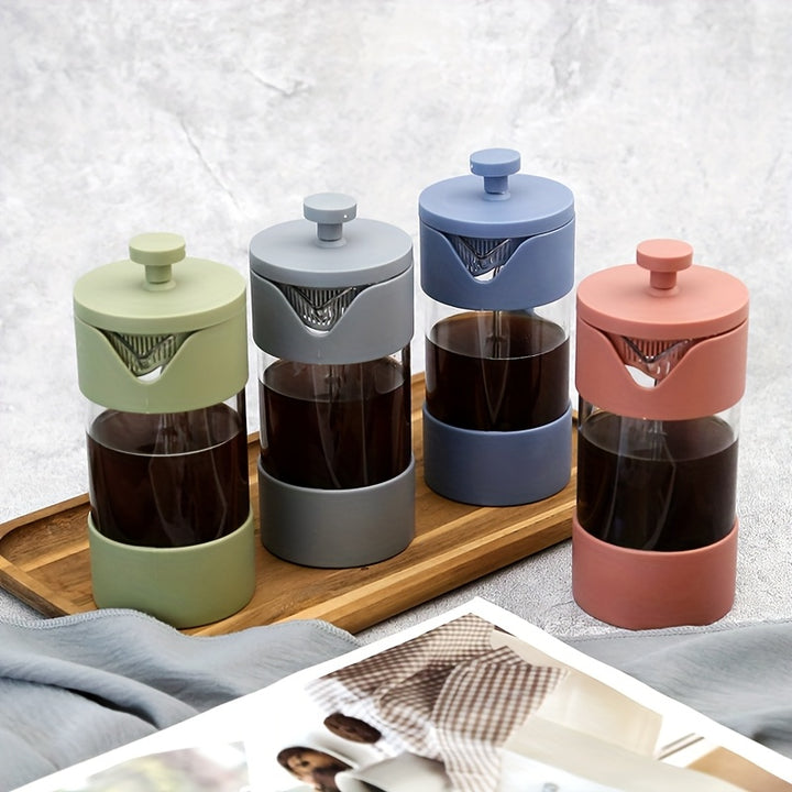 Colorful 350ml Glass French PressAML8GFD