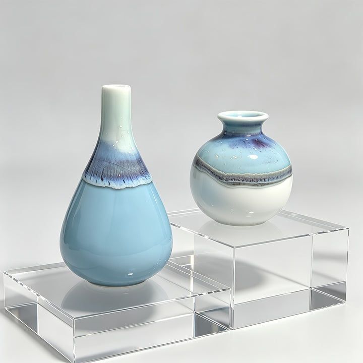 Jingdezhen Mini Star Mountain Flow Glaze VasesAMLJMSMFG