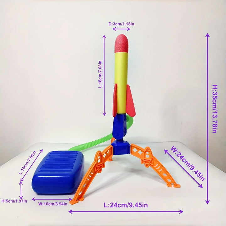 Foot Pump Rocket Launcher Toy  APS45