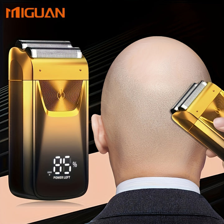 MIGUAN Electric Foil and Bald Shaver 2in1 Beard Trimmer with Adjustable Speeds  TJRIY6P