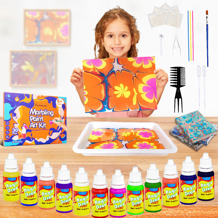 Funwins Water Marbling Paint For Kids  GiftSH1E