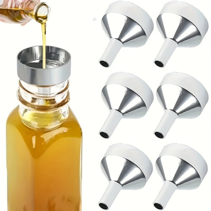 124pcs Metal Small Funnel For Perfume And Essential Oils Making It Easy To Transfer And Pour Various Liquids