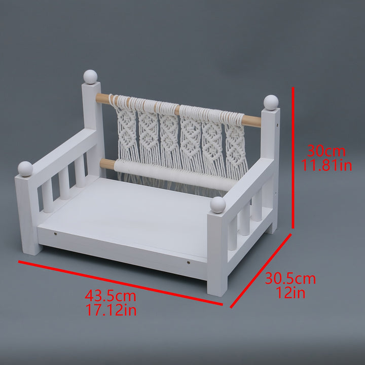 White Crib Baby Photography Props  T4FT