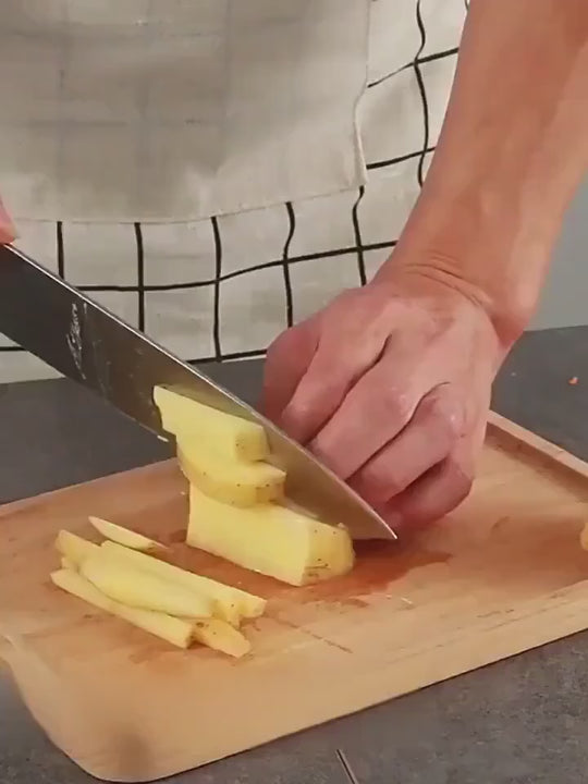 Stainless Steel French Fry  Vegetable Cutter with Suction Base  Heavy Duty Slicer for Potatoes Carrots Cucumbers  Perfect for Onion Chopping  Kitchen Use