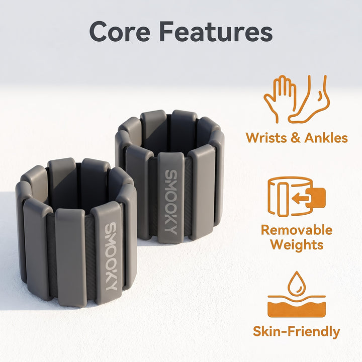 Adjustable Weighted Wristbands 2Pack