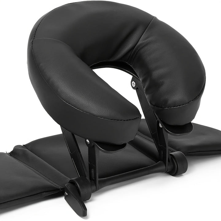 Hot Selling Deluxe Adjustable Massage Table Face Cradle with Pillow  Fit Lightweight Aluminum Headrest for Enhanced Comfort  Support