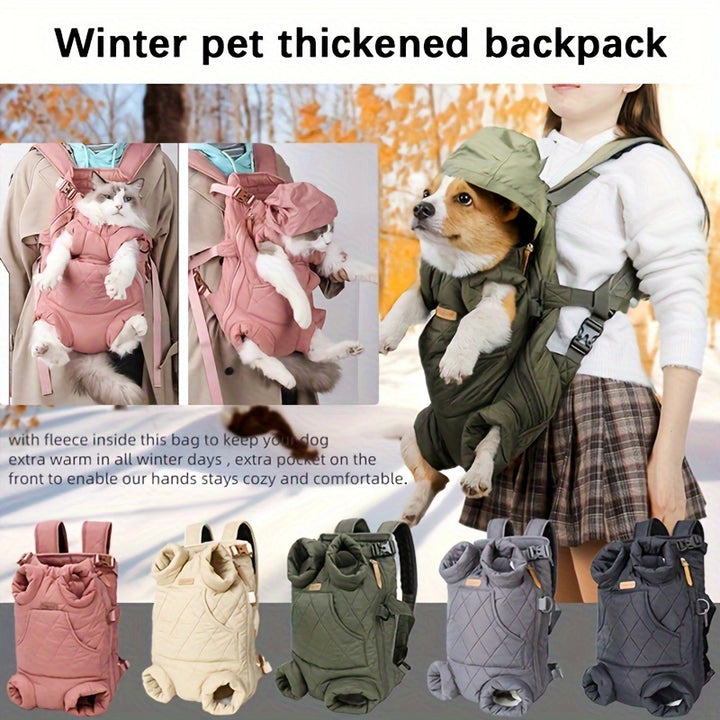 Pet Front Dog Carrier Backpacks Adjustable Backpack Legs Out Easy Fit Chest Carrier9INP
