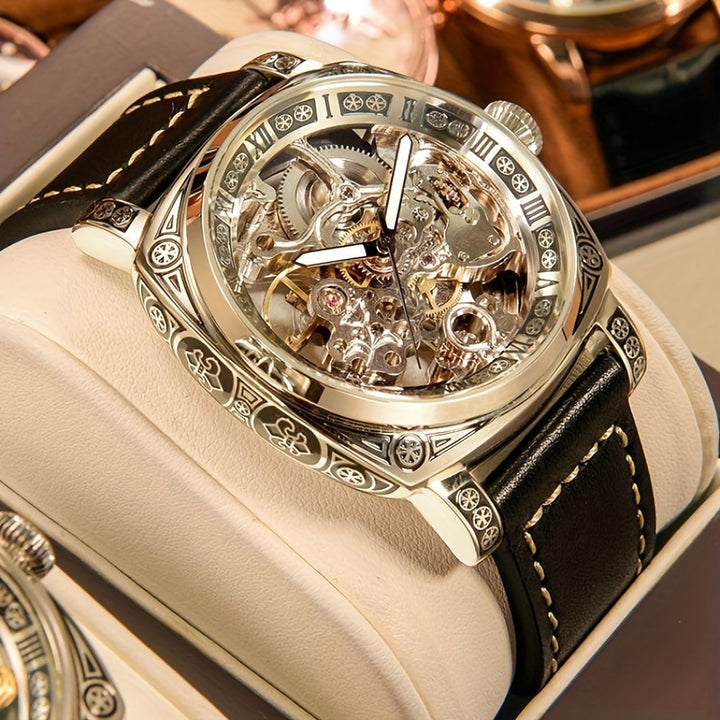 Hollow Mechanical Mens Watch  RVLV