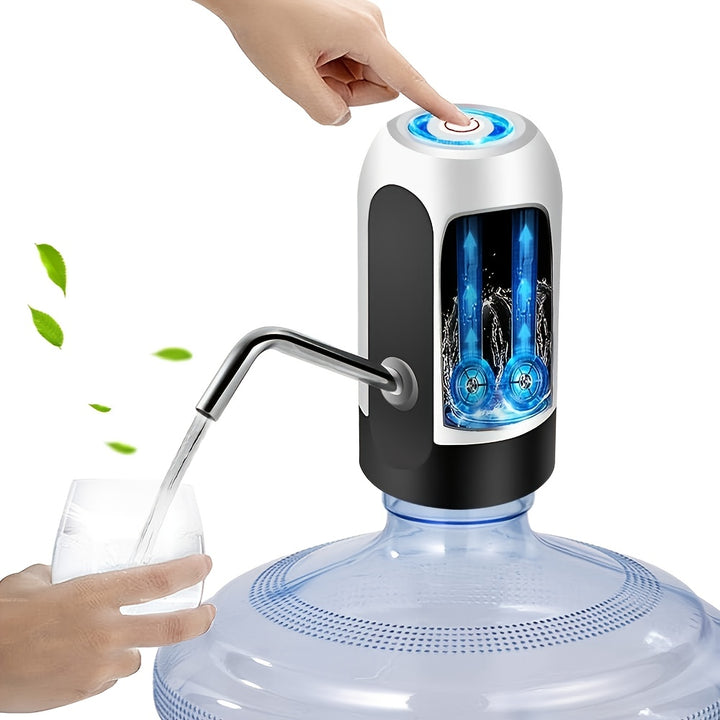 USB Rechargeable Water Pump for 35 Gallon Bottles  t8r97