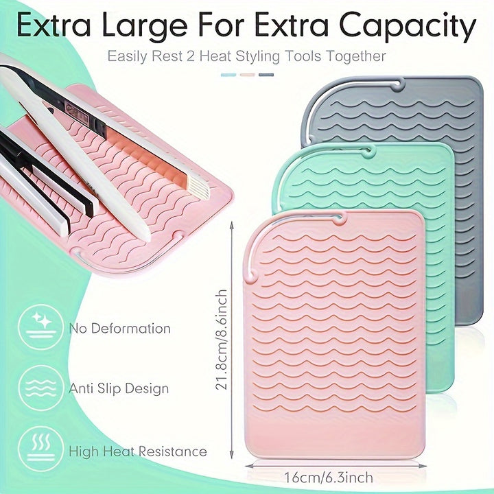 Heat Resistant Silicone Hair Styling Mat  FVS9