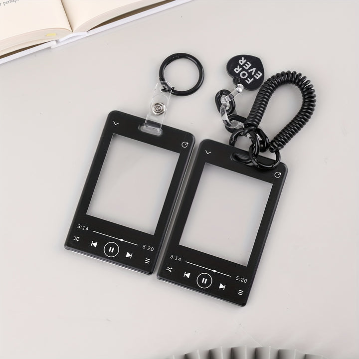 1pc Creative Bus Card Holder Student Meal Card Polaroid Ins Photo Protective Card Case Work ID Game Card Protective Case Back To School School Supplies Kawaii Stationery Colors For School Back To School