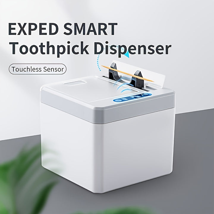 Smart Induction Toothpick Box USB Charging Battery Life Large Capacity Household Toothpick Box