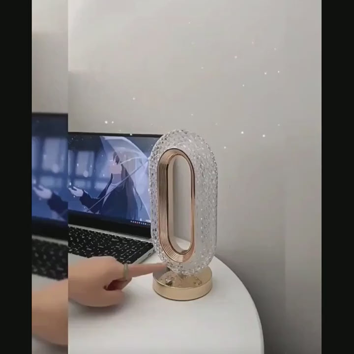 1pc Touch Dimming Desk Lamp Modern Style Creative Desk Lamp Bedroom Bedside Night Light Living Room Romantic And Warm Atmosphere Decorative Lamp