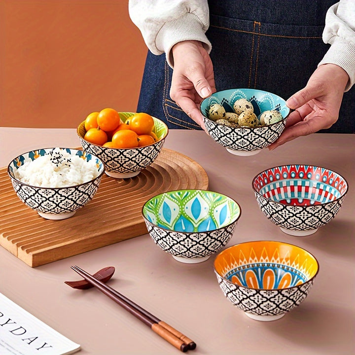 Bohemian Style Round Serving Bowls  SUI0