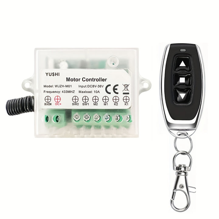 1pc Remote Control DC Motor Controller 12V 24V 36V 10A CW CCW With Limit Switch For Linear Actuators