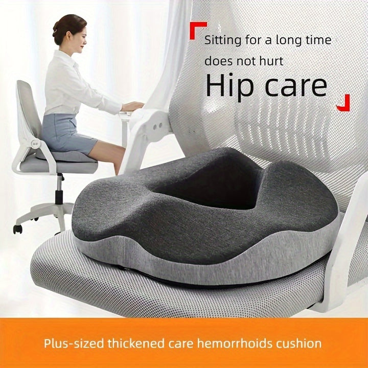 Ergonomic Memory Foam Donut Seat Cushion  Comfortable Office Pillow for Maternity Breathable  Soft Butt Support for Tailbone Pain Relief Bed Sores Hemorrhoids Sciatica  PostSurgery Recovery  Available in 4 Colors