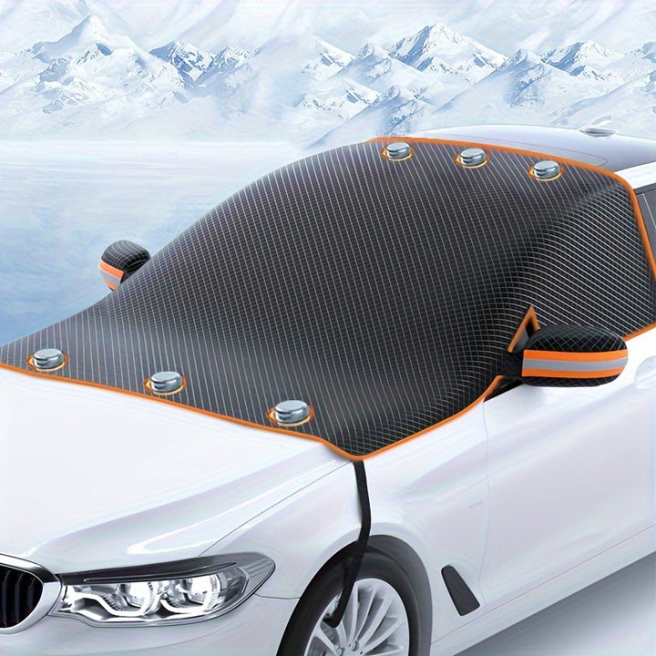 HeavyDuty Magnetic Car Windshield Snow Shield  PVC Fits Most Models  Protects Your Vehicle from Snow  Ice
