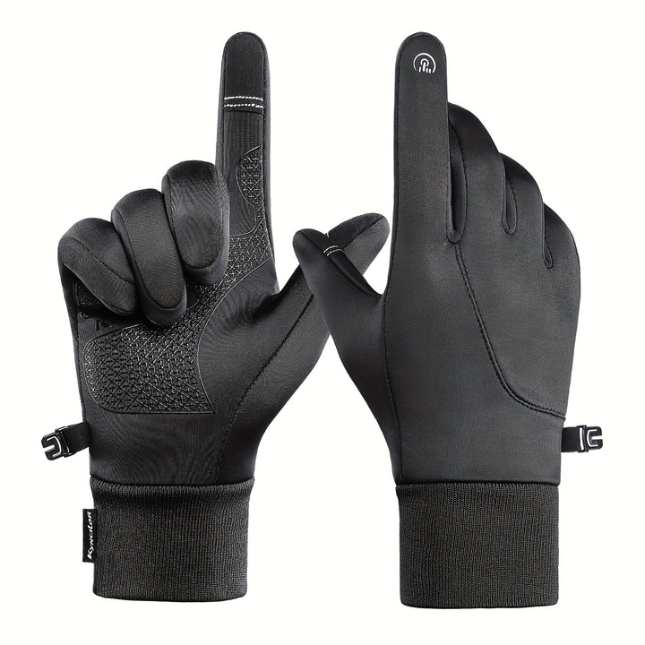 Kyncilor Winter Thermal Gloves  Waterproof AntiSlip Touchscreen Compatible for Cycling Running  Driving