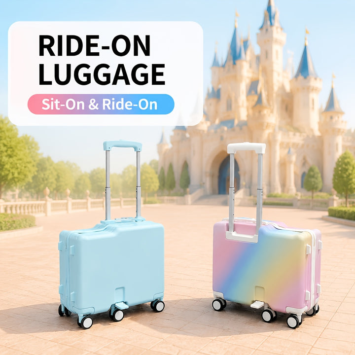 ScratchResistant RideOn CarryOn Suitcase