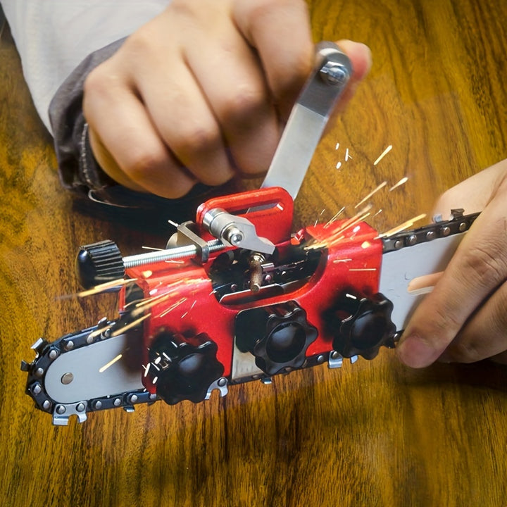 HandCranked Chainsaw Sharpener Set for Various Chainsaws  0KFN