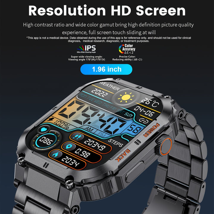 Mens Smartwatch with AI Voice  2EV2