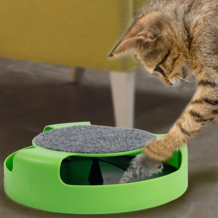 Keep Your Cat Entertained for Hours with this Interactive Turntable  Scratch Board ToyCWQE