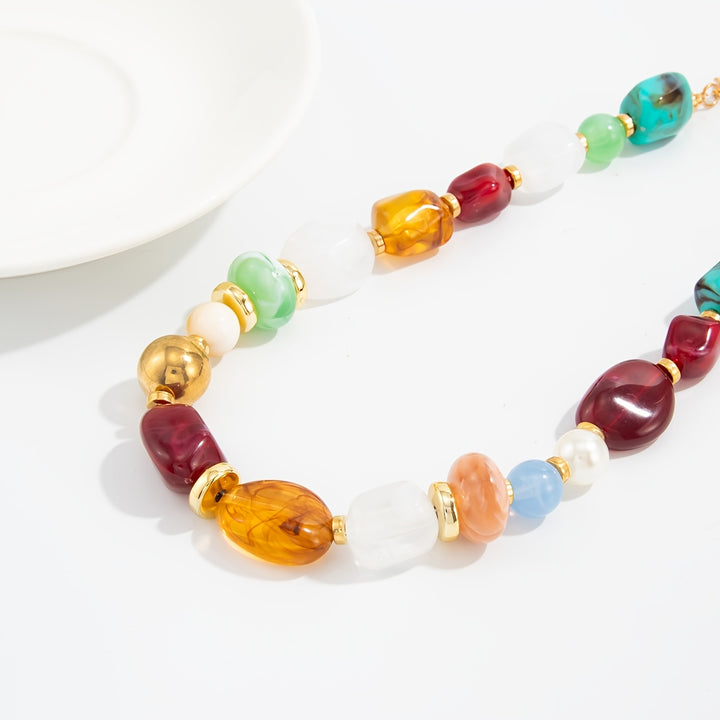 Boho Beaded Choker Necklace  SA88