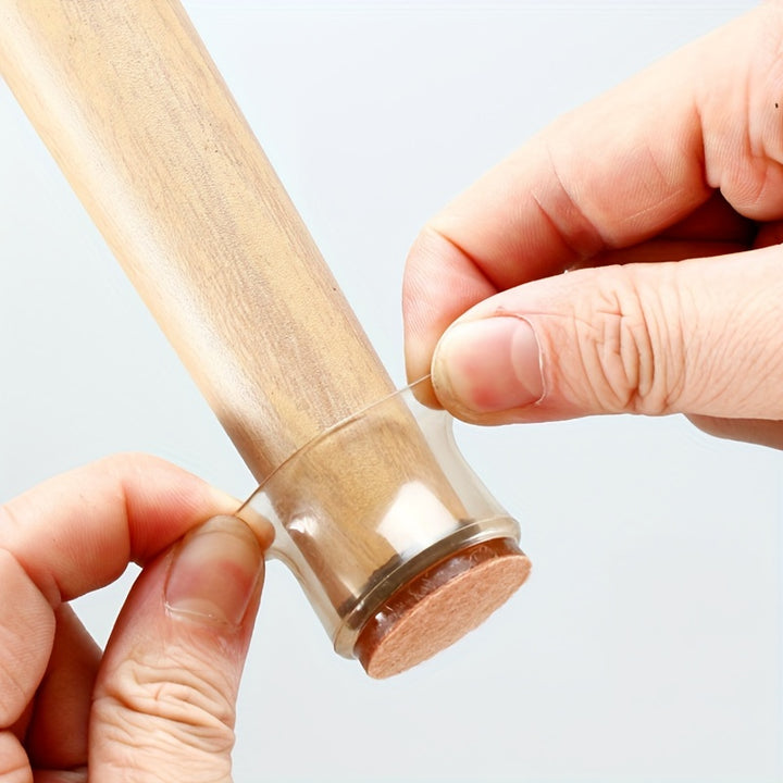 12pcs Silent Chair  Table Leg Covers  Durable NonSlip Furniture Foot Protectors with Cone Pads