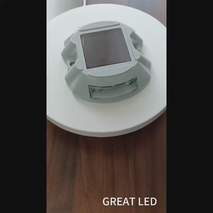 26pcs Solar LED Deck Lights  Waterproof Durable DieCast Aluminum No Switch Needed  Perfect for Outdoor Steps Walkways and Gardens  Available in Warm White Daylight White Blue Red Green Purple Ice Blue