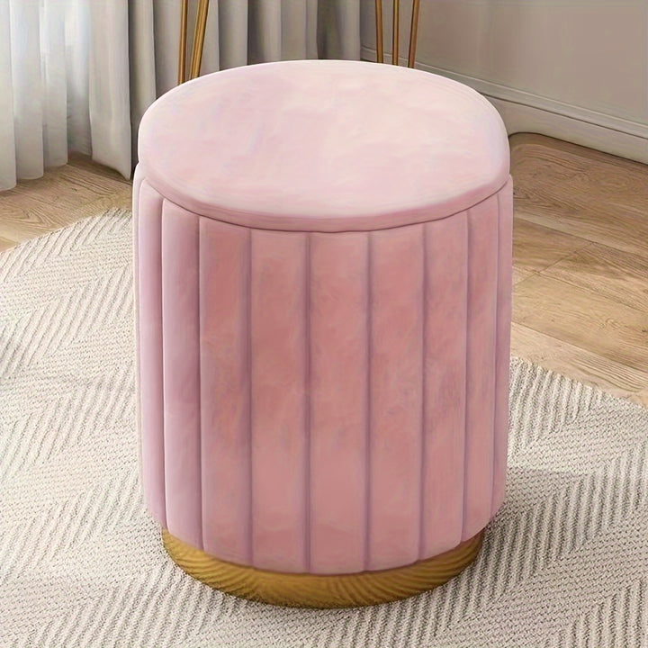 Chic NordicInspired Storage Ottoman  M5HK