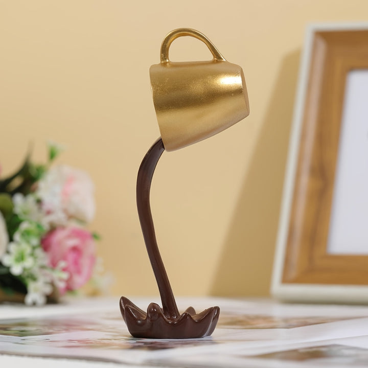 Charming Resin Coffee Cup Art Decor  V3RB