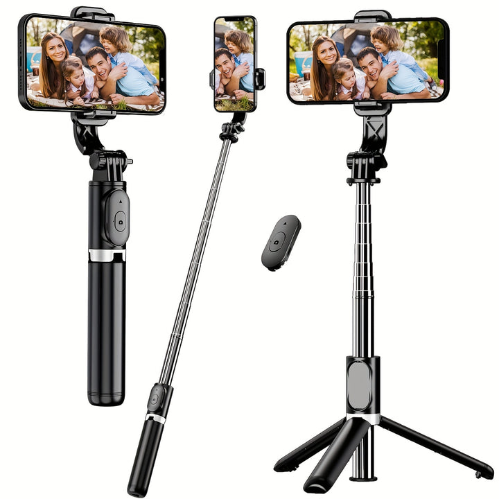 Extendable Selfie Stick Allin1 Smartphone Tripod  Y3JD