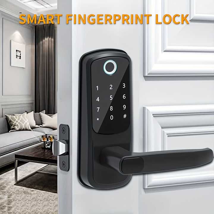 1pc Smart Door Lock TT Lock Smart Door Lock Keyless Entry Door Lock Fingerprint Door LockWA96