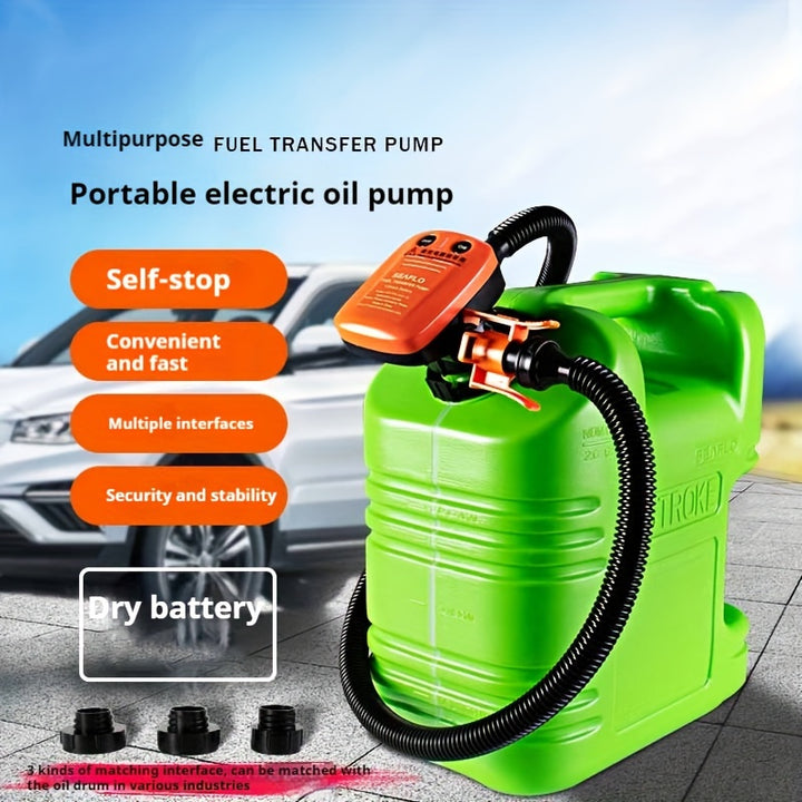 Portable BatteryPowered Fuel Transfer Pump  Lightweight EasytoUse MultiFunction Electric Oil Dispenser for Cars Motorcycles  Outdoor Gear