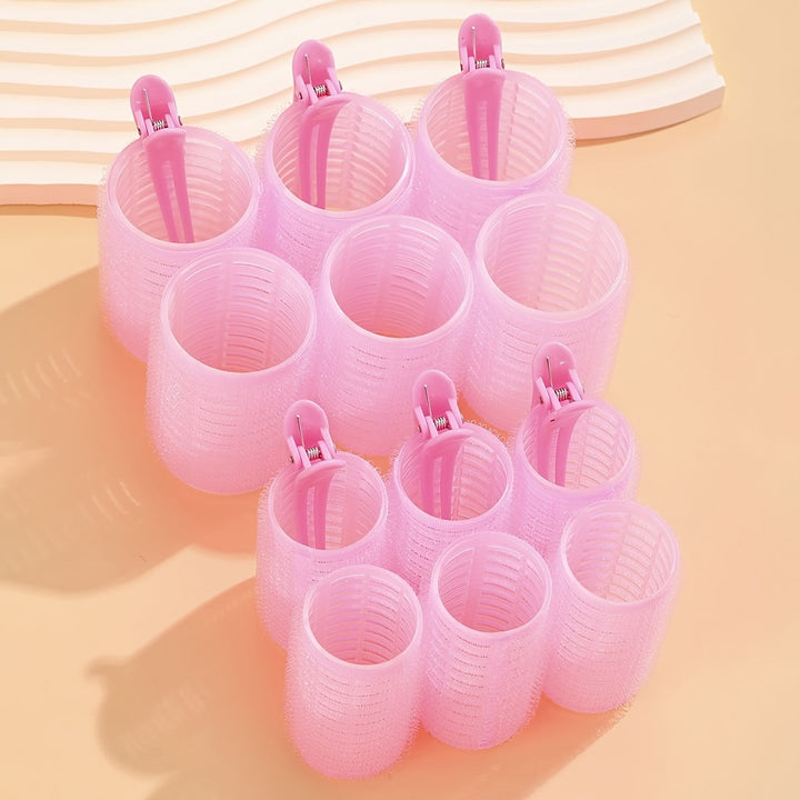 SelfAdhesive Hair Rollers Set 18pcs  GV8J