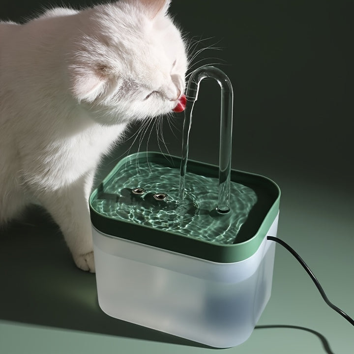 15L Pet Water Fountain Automatic Circulation Pet Water Dispenser With Faucet Design USB Rechargeable Cat Water Feeder