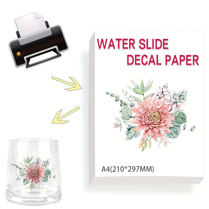 Laser Waterslide Decal Paper DIY Transfer Paper PrintCL9M