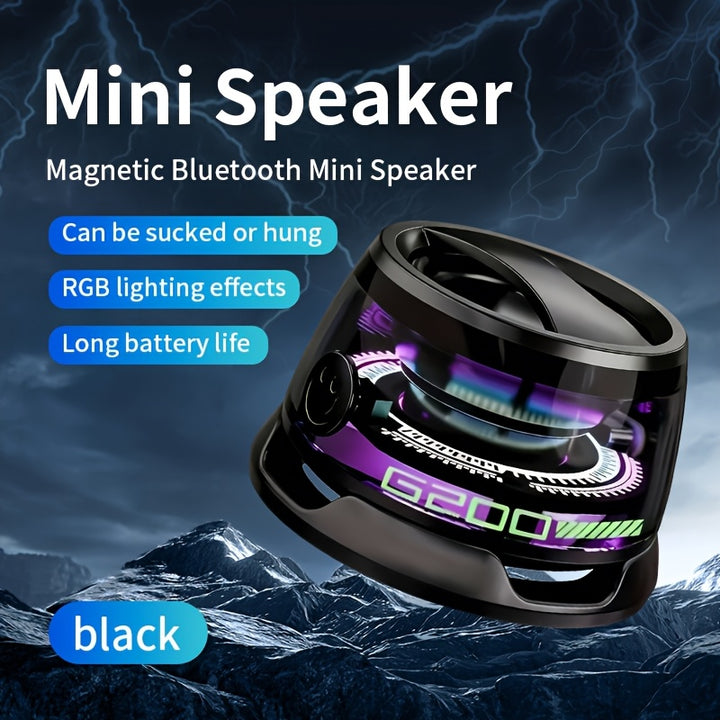 Magnetic RGB Wireless Mini SpeakerAMLOGO