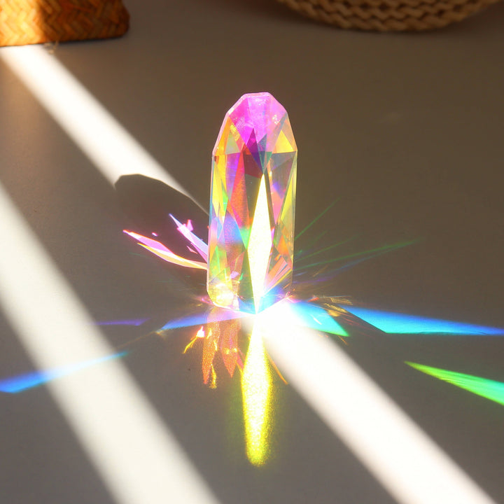 Colorful AB Crystal Prism Ornament  GFEG