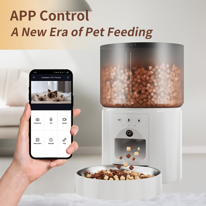 Automatic Cat Feeder VideoVoice Interactive Feeding  WT9R