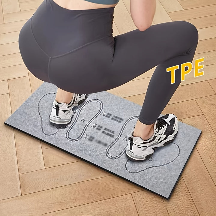 Squat Mat Step Positions Deep Squat Mat For Fitness Pilates Work Out