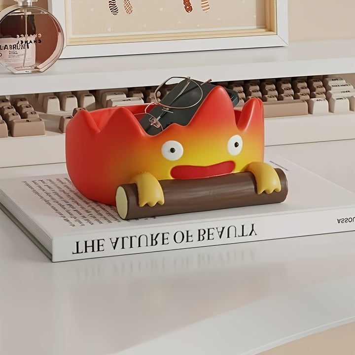 Casifa Resin Cartoon Fire Person Tray  GM4O