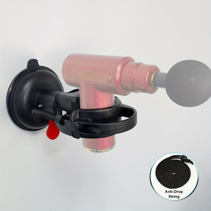 HandsFree Massage Gun Wall Mount  Black Compatible with Most Handheld Massagers Rubber  ABS Mounting Hardware Included UserFriendly Setup No Batteries Required