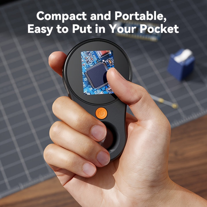 FONSI 500X Portable Digital Microscope with Super Macro Lens 2MP Compatible with PC BatteryUSB for Maintenance Science Research Rechargeable Lithium Polymer Battery