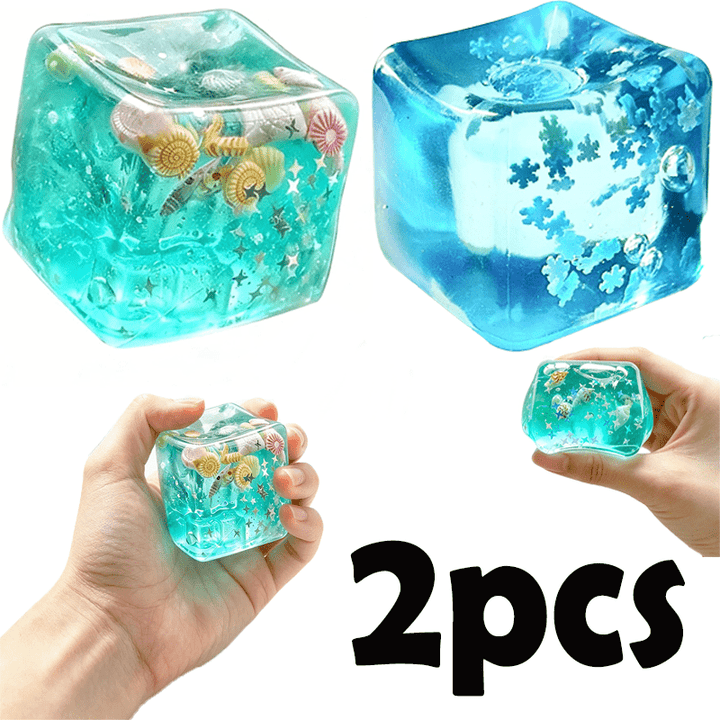Ocean Cube Squishy Toy 2Pack