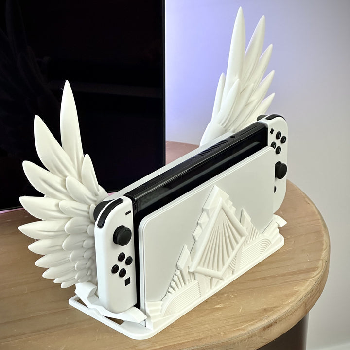 Creative Wing Base Detachable Gaming Console Stand  BG8H