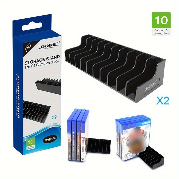 DOBE 2Pack PS4PS5 Game Disc Storage Stand  DEGB