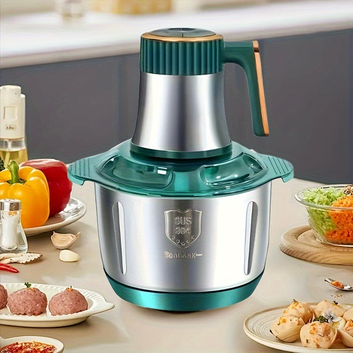 5L Stainless Steel Food Processor with 6  Blade  APS405